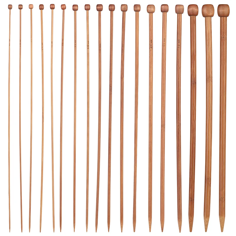 

Imzay 18/75 PCS Bamboo Handle Crochet Hooks Set Portable Sweater Knitting Yarn Knit Hook Tools Multi Size Ergonomic Sewing Tools