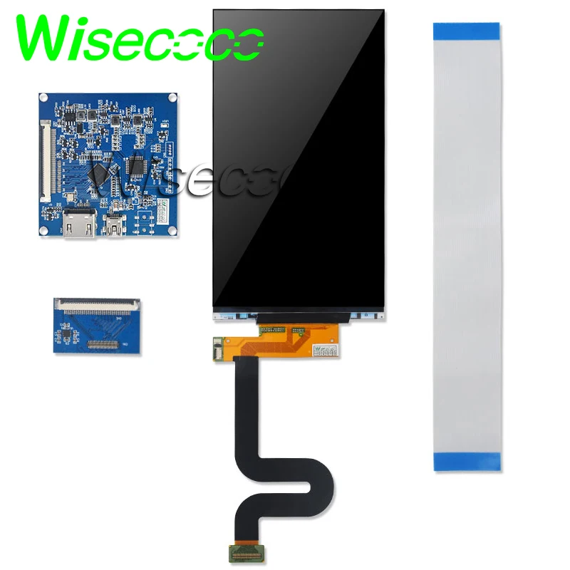 Wisecoco 6,3 дюйма 1440 × 2560 ips LS063R1SX01 ЖК-экран 60 контактов с MIPI HDMI USB драйвер платы удалить подсветку для 3d принтера