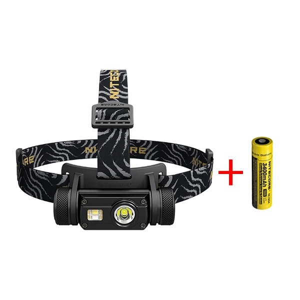 HC65 with ba Nitecore HC65 налобный фонарь 1000LM тройной выход наружная Фара Водонепроницаемый фонарик Поддержка батареи 18650 - Испускаемый цвет: HC65 with ba