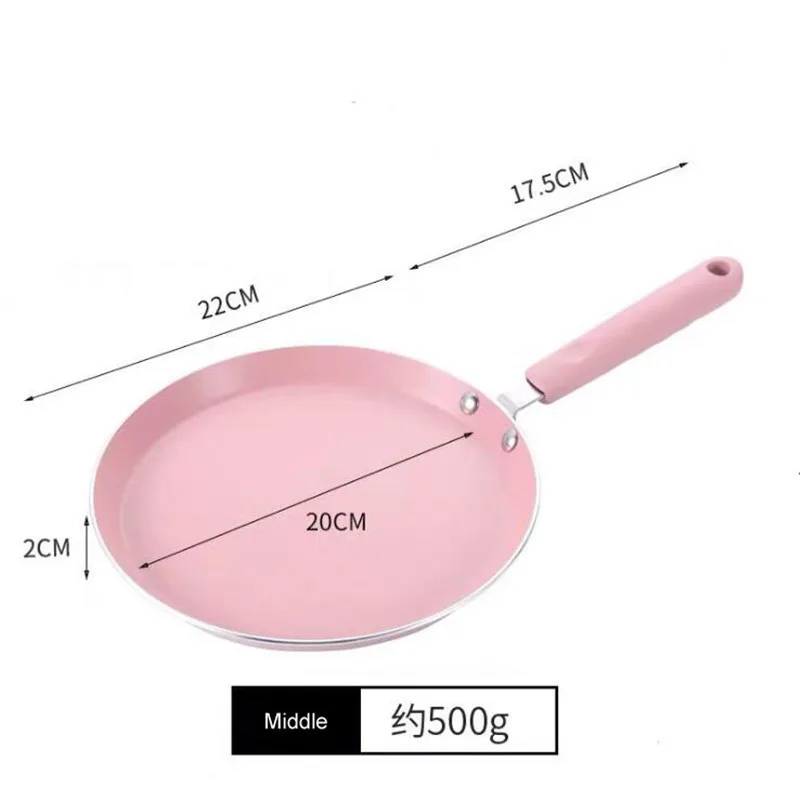 6/8/10 дюймовая антипригарная медная сковорода для жарки с керамическим покрытием