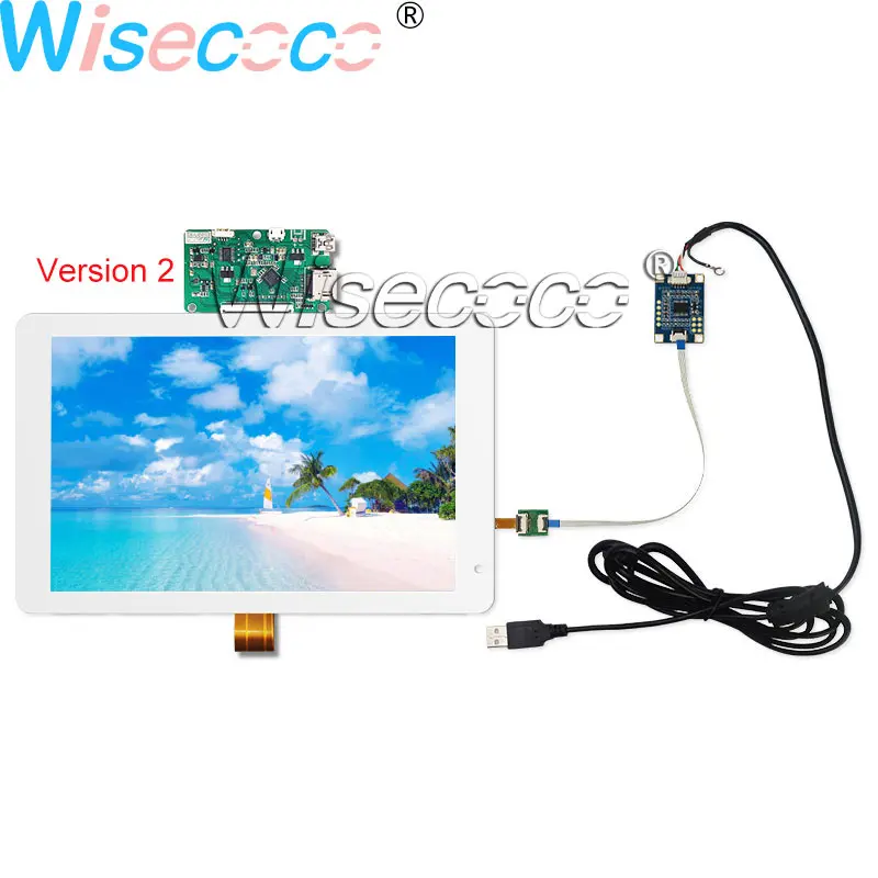 Wisecoco 8,9 дюймов ips 2K ЖК-дисплей 2560*1600 с емкостным сенсорным экраном HDMI MIPI USB драйвер платы - Цвет: Version 2