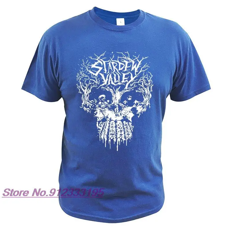 Stardew Valley-Classic T Shirt Open-ended Country-Life Role- Playing Game Cool Tee O-neck Soft 100% Cotton Essential Top EU Size