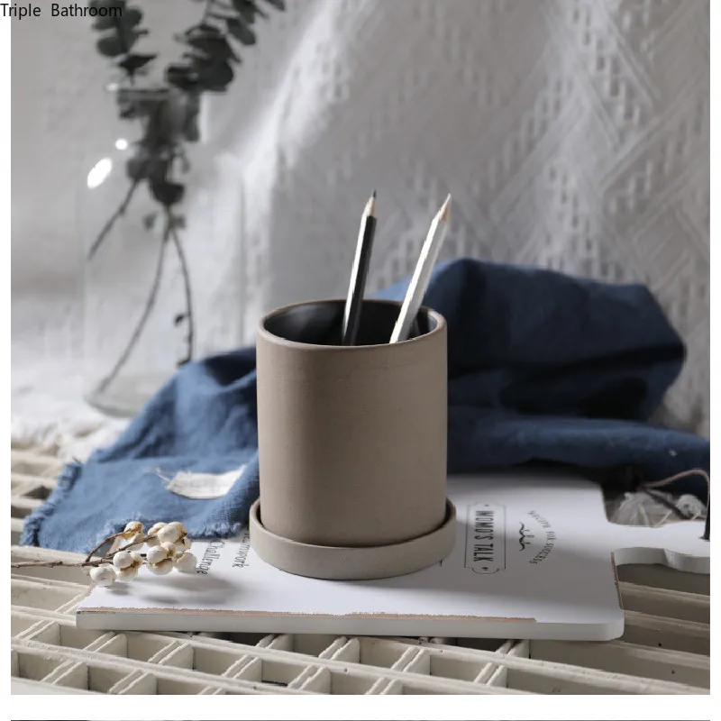 

Тюбик для хранения зубной пасты, керамической держатель для зубной щетки, многофункциональный держатель для ручек