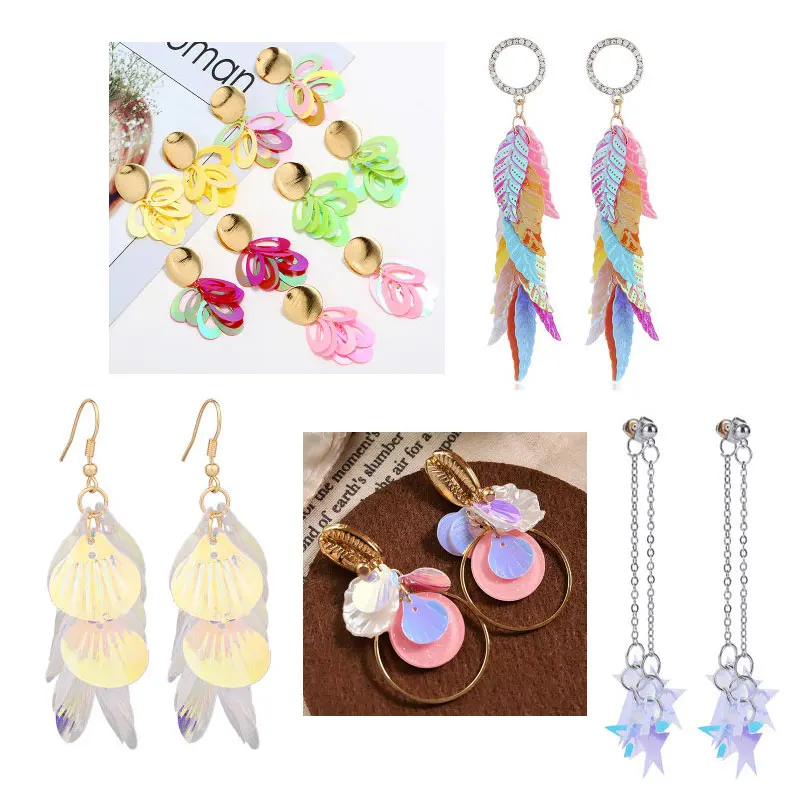 30 г разнообразные акриловые Макаруны лазерные блестки пайетки для шитья одежды