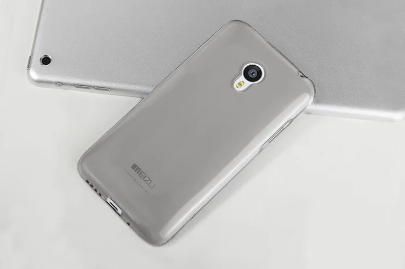 GREAT PRICE Thin Slim Soft Gel TPU Cover For Meizu MX4 Case Back Skin Protection Cases Transparent |