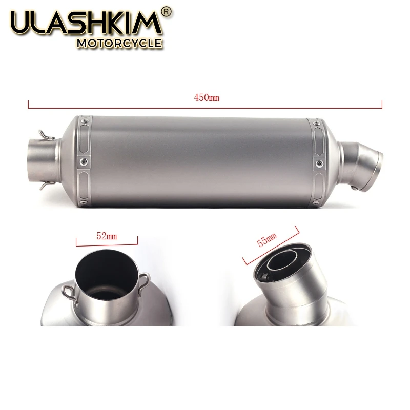 

Motorcycle Full System Muffler Escape Exhaust Middle Link Pipe Accessories Slip On For Yamaha Fazer FZ8 FZ8N FZ800 2010 to 2015