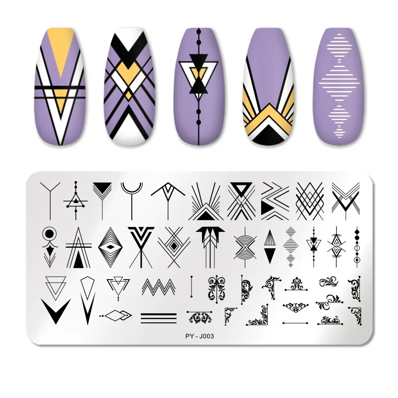 

Pict You 8ml Nail Stamping Set Nail Polish Stamping Plate Nail Art Printing Varnish DIY Design Stamping Polish