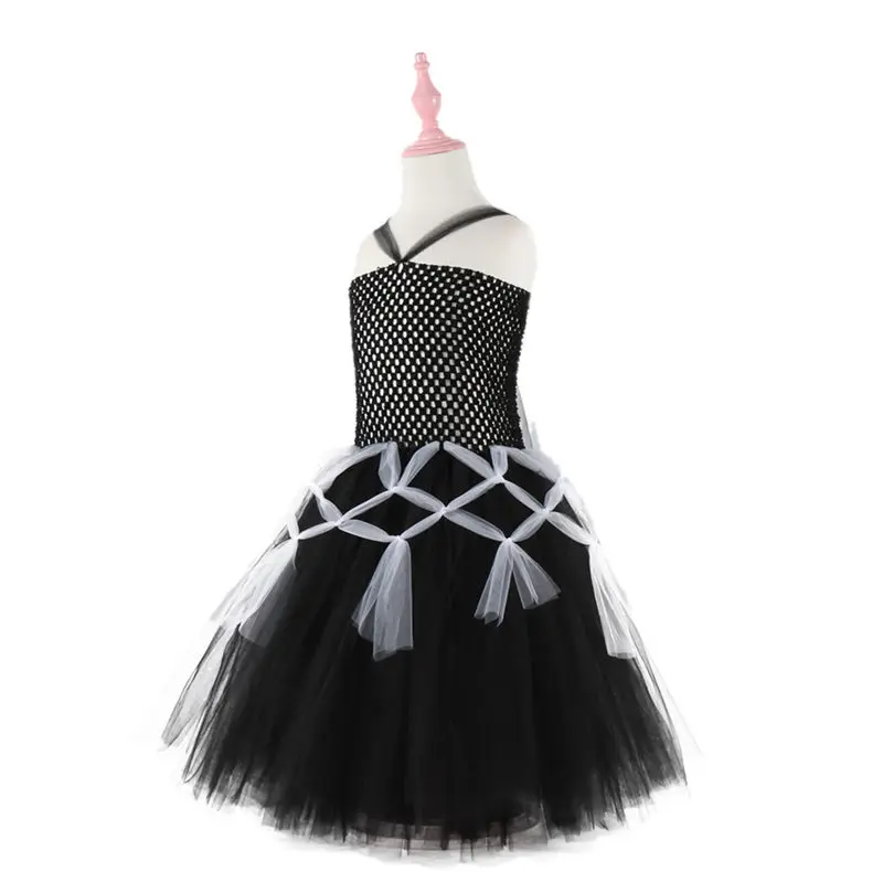 Платье-пачка с пауком костюм для косплея на Хэллоуин девочек детское вечернее