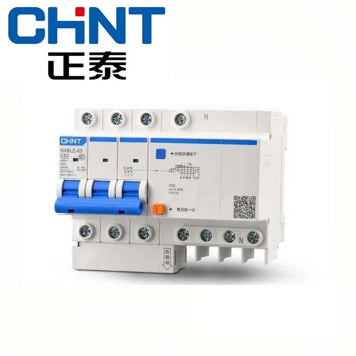 Бытовой автоматический выключатель воздуха CHINT CHNT с защитой от утечки