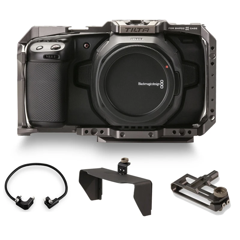 Tilta BMPCC 6K 4K клетка для полной камеры с частичным солнцезащитным диском SSD