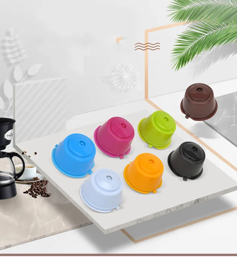 

1PC Coffee Machine Reusable Capsule Coffee Cup Filter For Nescafe Refillable Coffee Cup Holder Pod Strainer Soft Taste Sweet