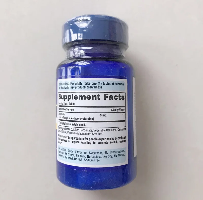 Бесплатная доставка средство для сна в ночное время Melatonin 3 мг 240 таблеток| |