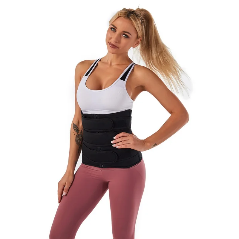 

Регулируемый пояс для тренировки талии с поддержкой спины, пояс для тренировок, пояс для фитнеса, тяжелой атлетики с ремнями на животе