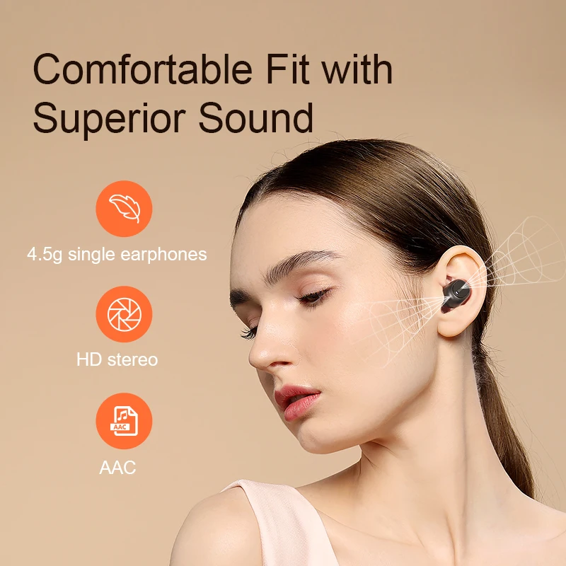 Стереонаушники QCY T1C Power HiFi беспроводная гарнитура Bluetooth 5 0 наушники AAC с