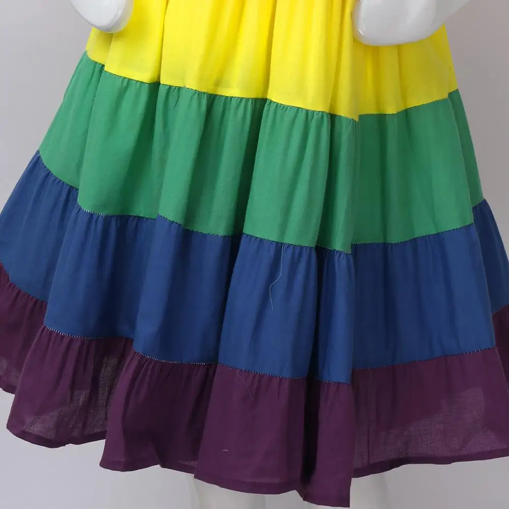 Летнее платье для маленьких девочек Платье принцессы до середины голени на