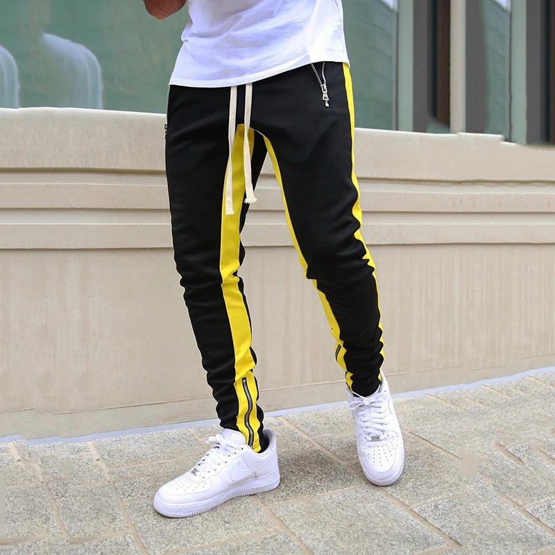 

2021 Mens Joggers Casual Pants Fitness Men Sportswear Tracksuit Bottoms Skinny Sweatpants