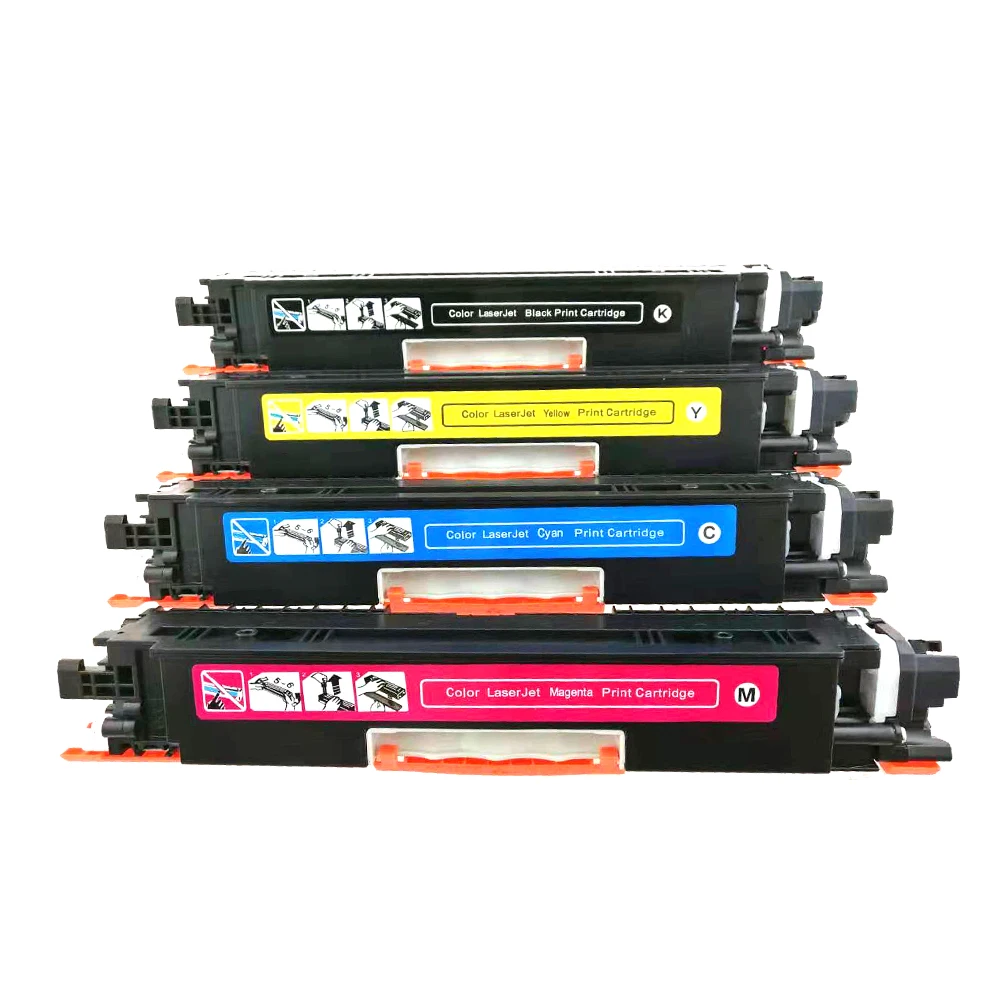 Цветной тонер-картридж CE310 CE310A -313A 126A 126 совместимый с HP LaserJet Pro CP1025 M275 100 цветной MFP