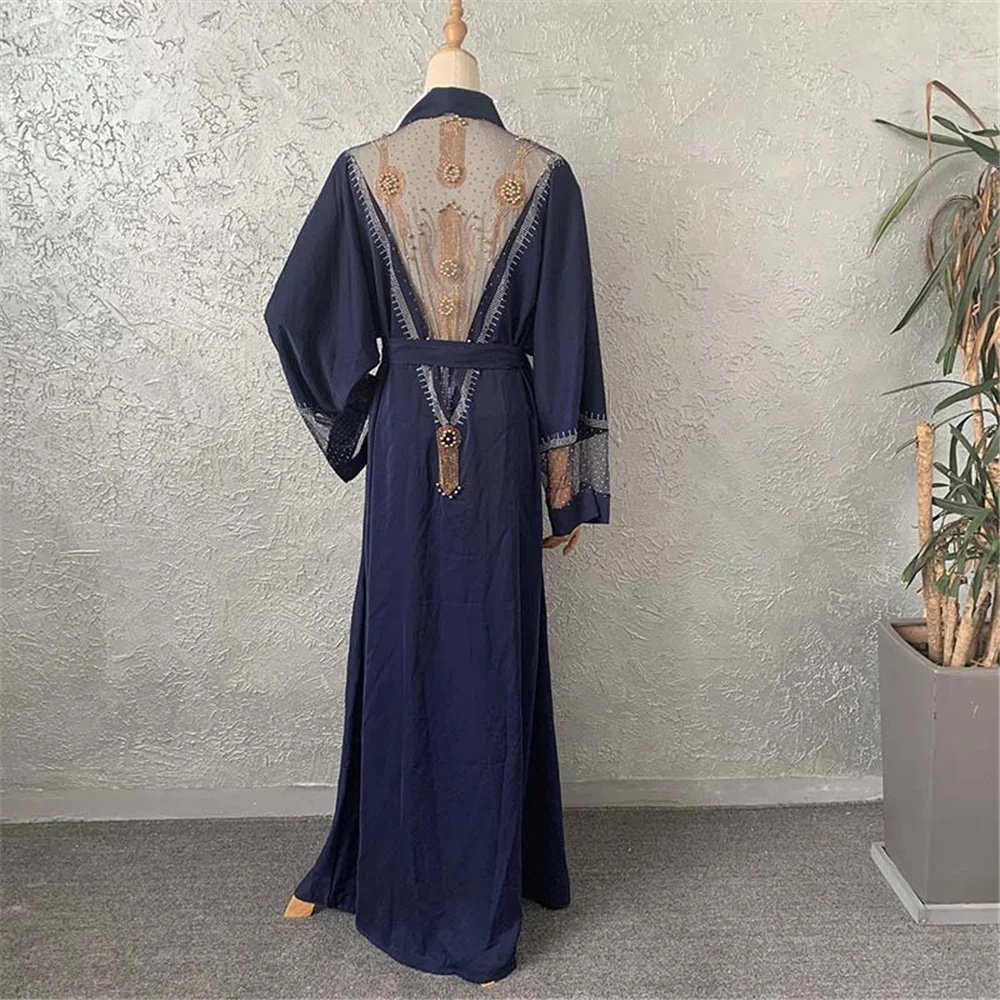 

African Dresses for Women Vestidos De Fiesta De Noche Cardigan Clothes Long Dress Women Ankara Plus Size Diamond Evening Dress