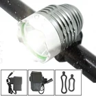 Светодиодная велосипедная лампа XML T6, непромокаемая передняя фара для горного велосипеда, велосипедная фара + головной светильник 18650 лм с аккумулятором 2000