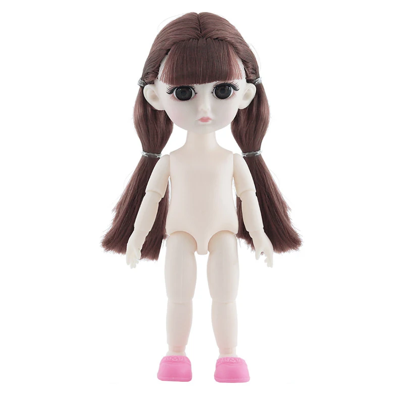 Кукла шарнирная с 3D глазами 16 см 13 дюймов