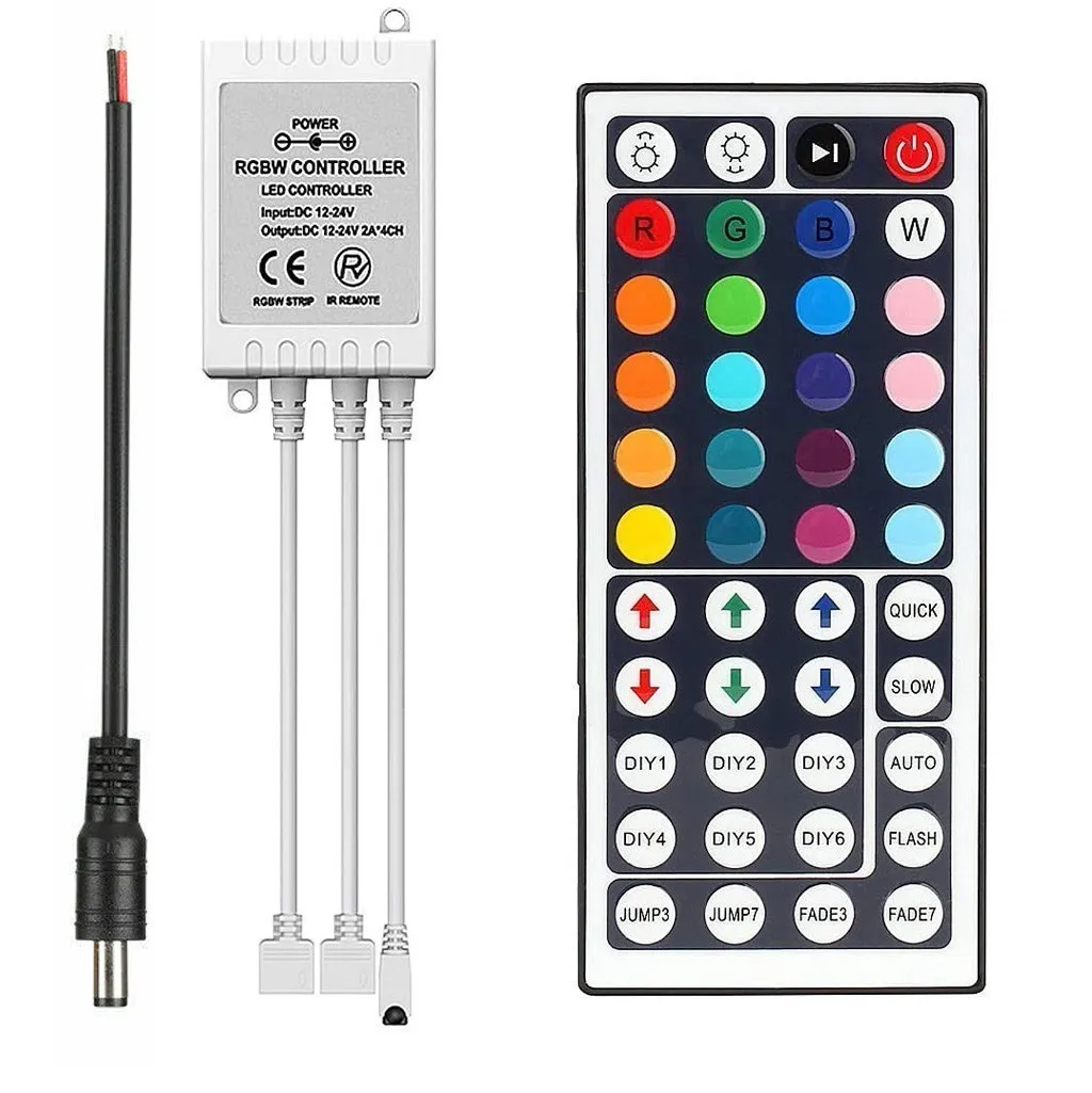 Светодиодных лент 10 м 3528 Smd Rgb 600 Светодиодные полосы светильник строка лента + 44
