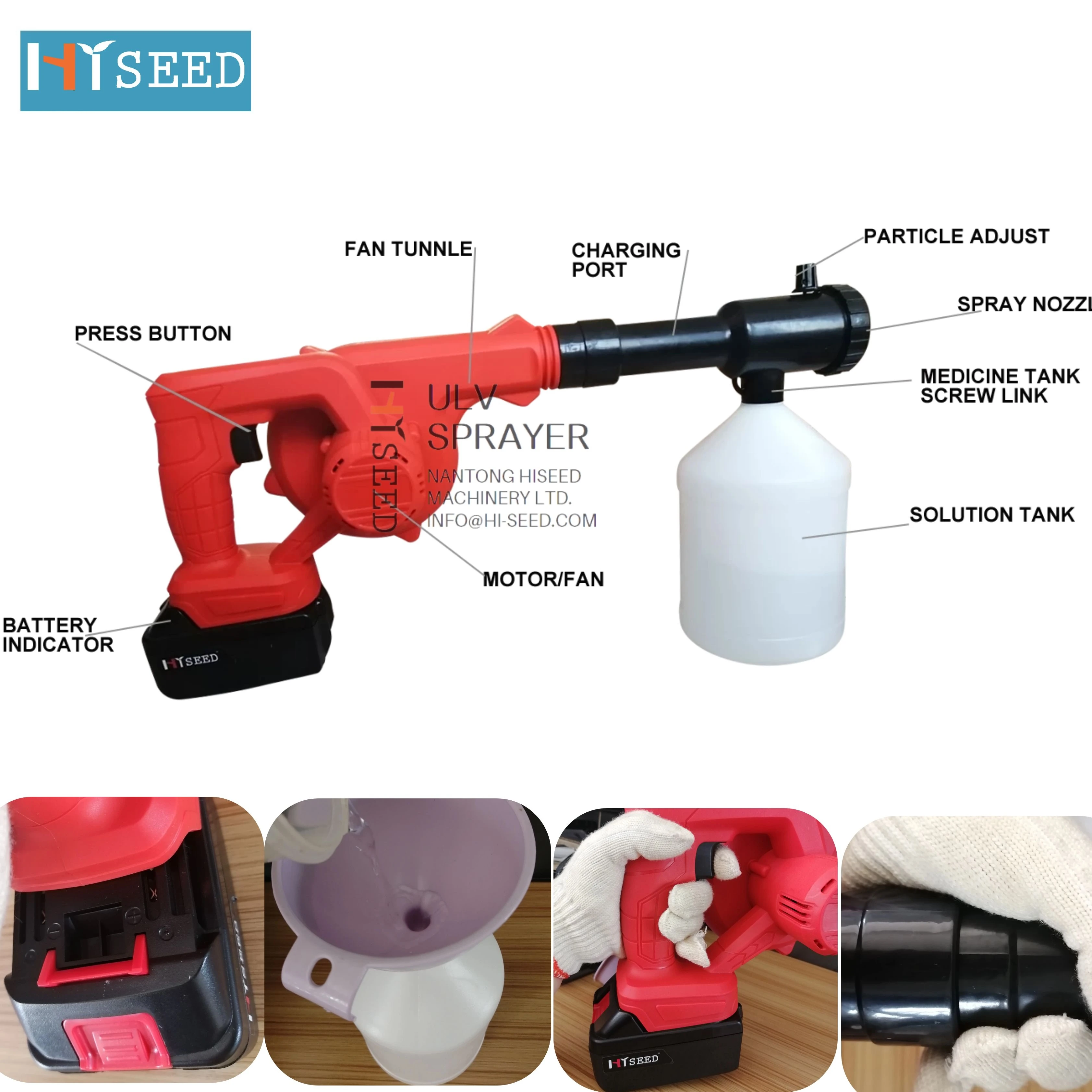 2 л беспроводной аккумулятор ulv регулируемый холодный - Цена: 19 750,90 руб.