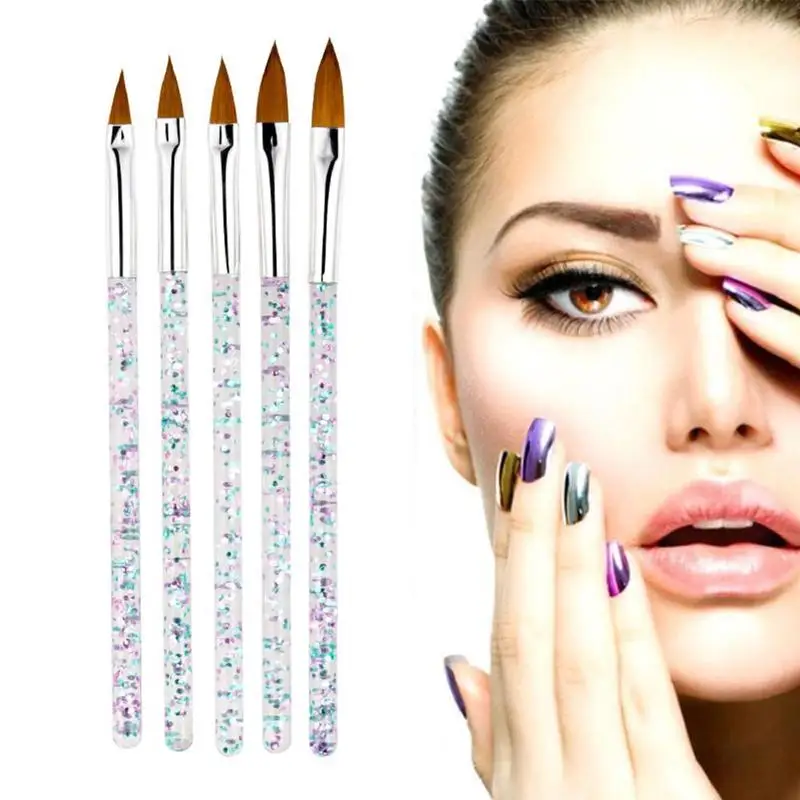 

Nail Art Brush Painting Carving Pen UV Gel Painting Drawing Grid Stripes French Pen Tool Manicure Lines Varnishes Liner DIY W8J9