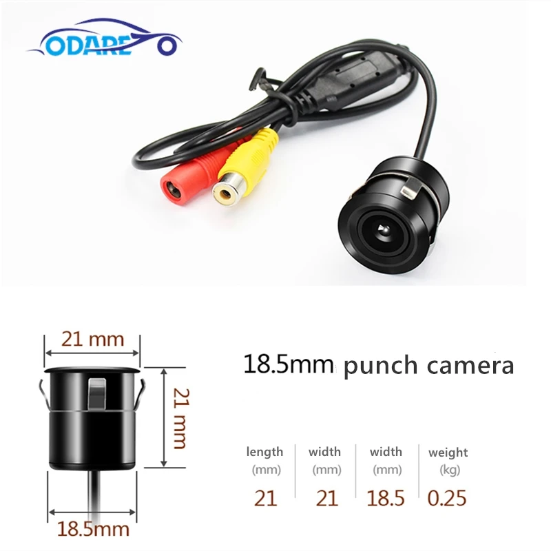 Автомобильная камера заднего вида Odare CCD HD водонепроницаемая ночного видения с