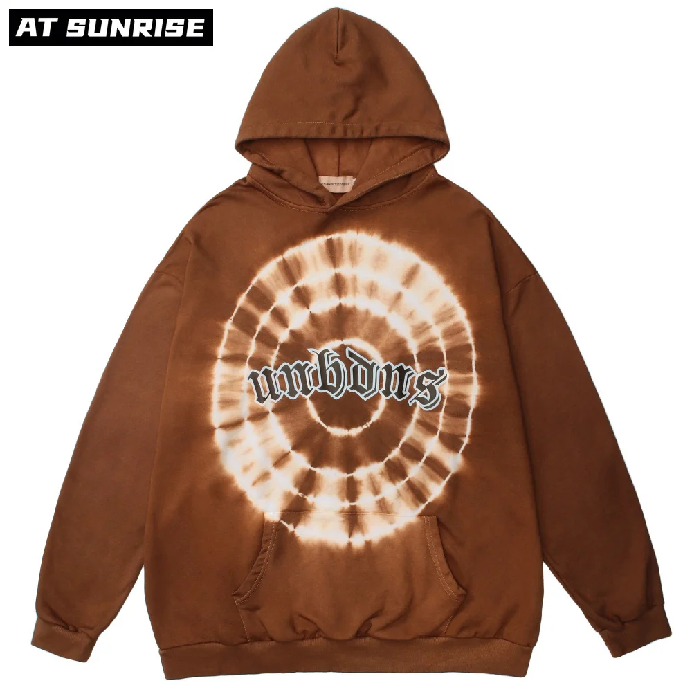 

Hip Hop Harajuku Sweatshirt Streetwear Hoodie Tie dye Print Hoodie 2021 Men Cotton Casual Pullover Autumn Hooded Hoodie Oversize