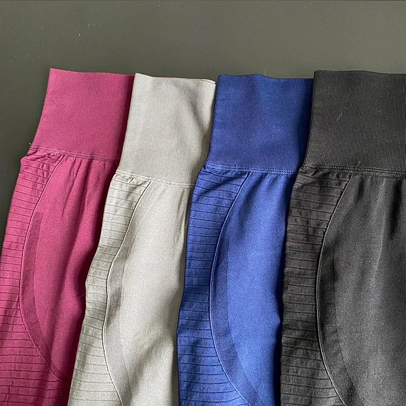 Dropship High Waist Fitness Women's Full Length Tights Running Pants Shaping Girls Yoga Pants Exercise Pants Yoga Leggings