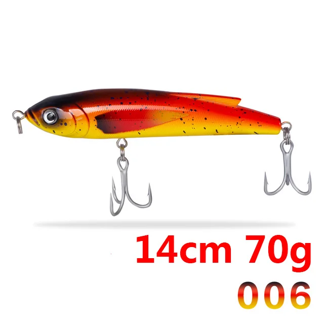 006 Hunthouse GT stickbait Тонущая приманка карандаш морская жесткая приманка для рыбалки Троллинг приманка Тунец Морская рыбалка Япония крюк Сделано noeby - Цвет: 006