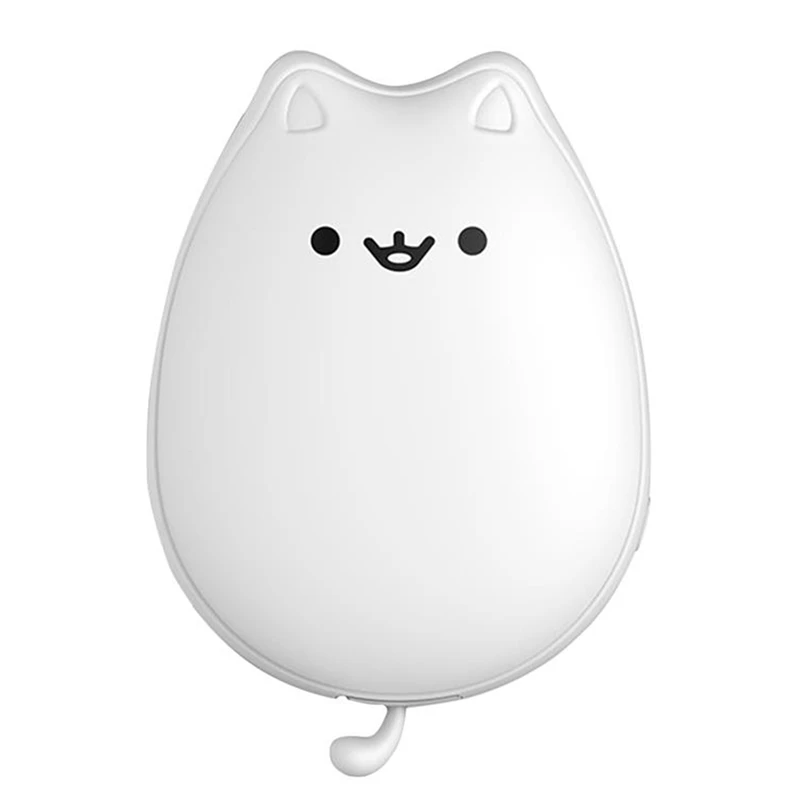 Милая зимняя мини грелка для рук с мультяшным медведем портативная зарядка через