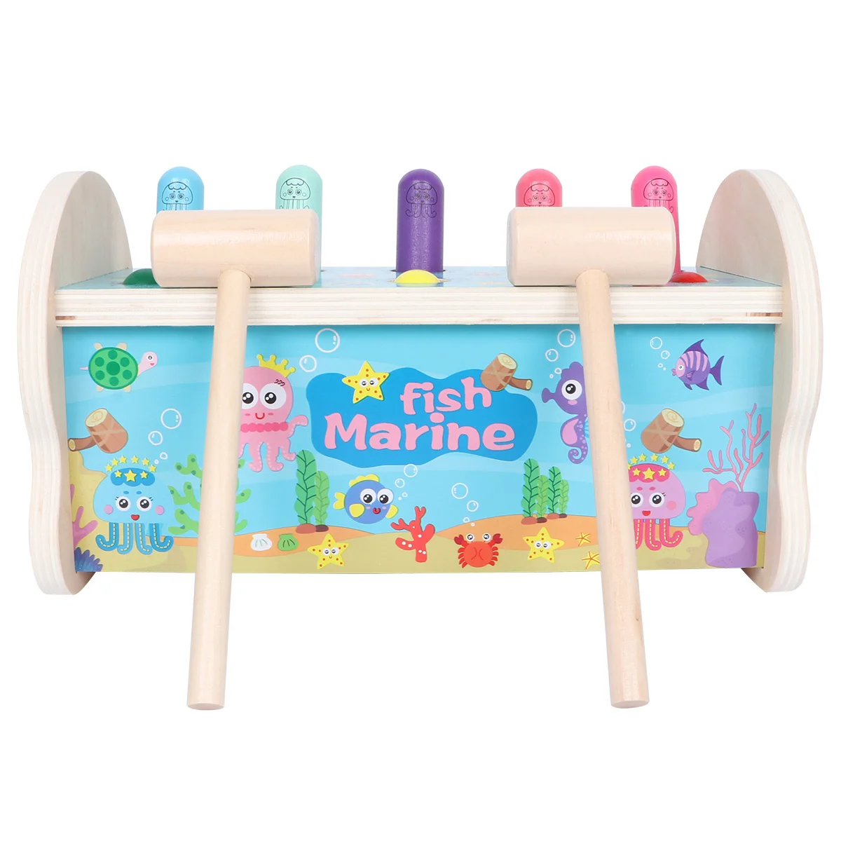 

1 шт., деревянная игра Gopher с 10 отверстиями