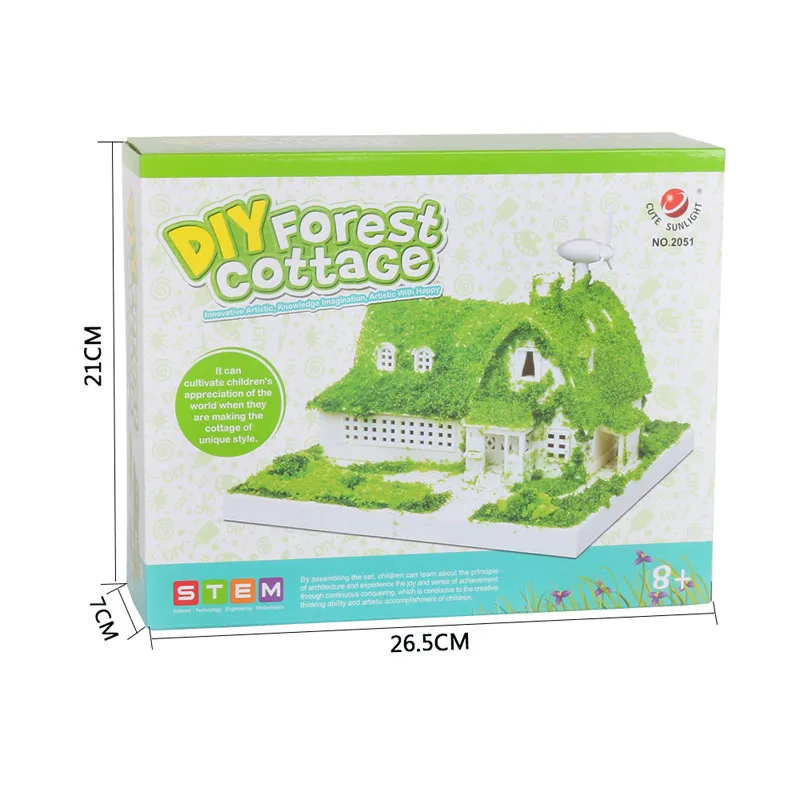 

DIY Miniature Landscape Building Blocks Kids Toys Craft Arts Manual Sensory Montessori Materials Educational Toy For Children