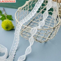 38yards 1 5cm mesh cotton embroidery lace trim handmade diy garment needlework sewing accessories fabric clothing decoration 215