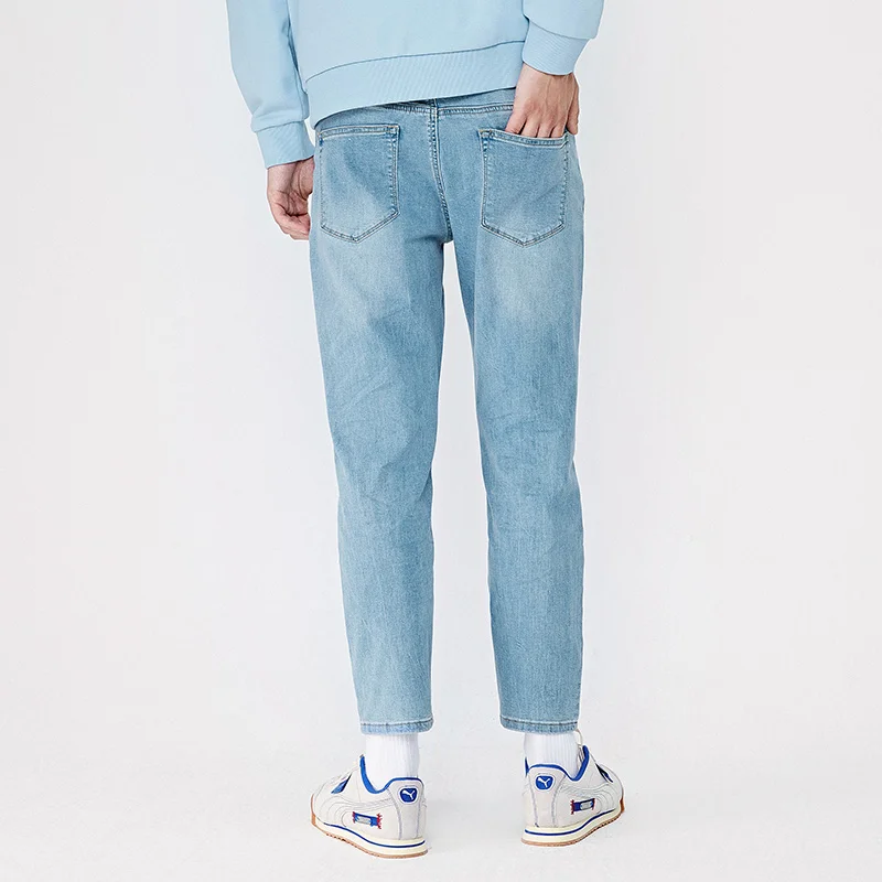Джинсы SEMIR мужские узкие в Корейском стиле модные брюки-карандаш из денима