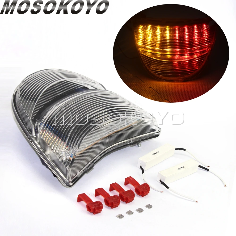

Motorcycle Integrated LED Stop Taillight For Honda CBR954RR CBR 954RR 954 RR 2002-2003 Rear Brake Light w/ Signal Tail Lamp