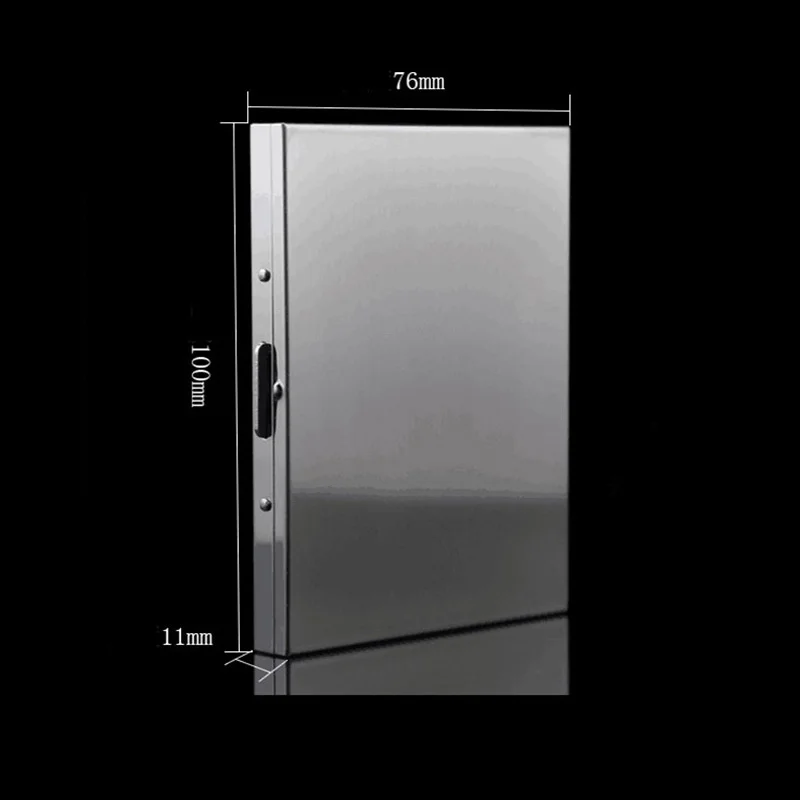 Чехол для сигарет из нержавеющей стали чехол s держатель табака карманный ящик