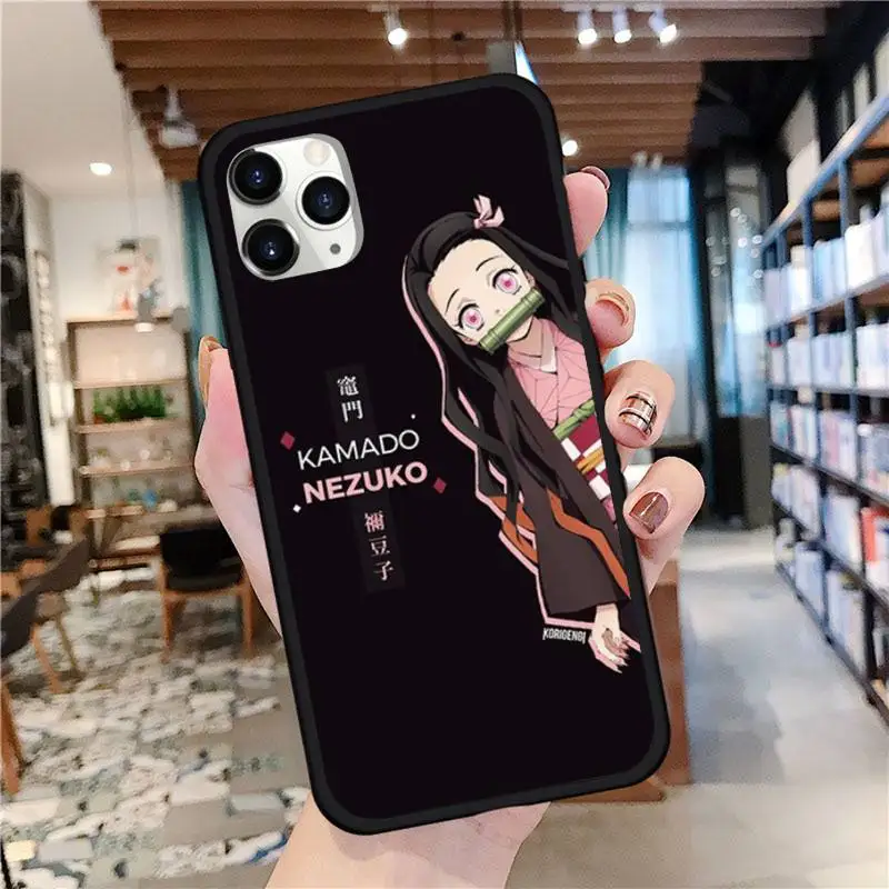 

Demon Slayer Anime Kimetsu No Yaiba Phone Case for iPhone 11 12 mini pro XS MAX 8 7 Plus X XS XR