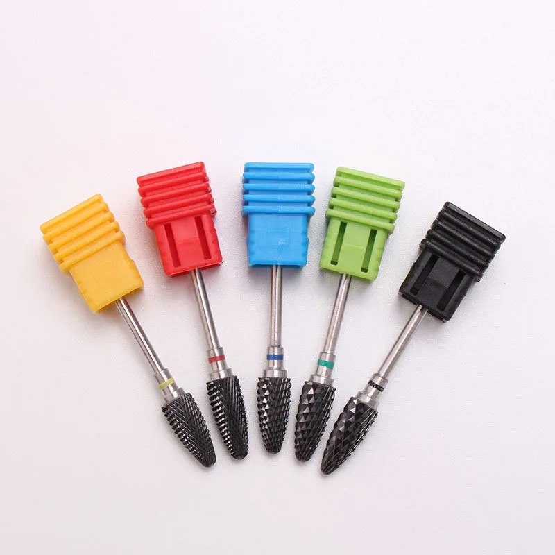 1 шт. черные фрезы для ногтей маникюра набор керамических фрез профессиональные