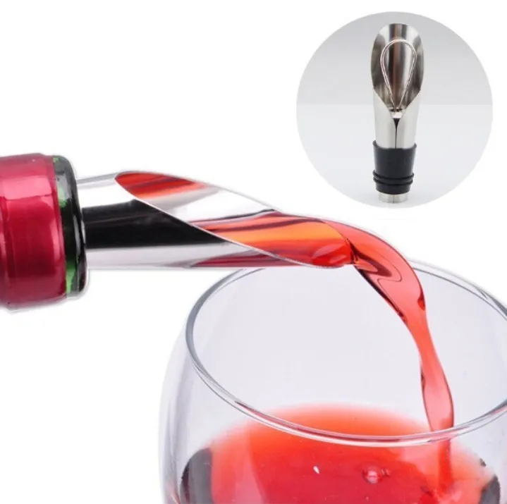 Пищевая нержавеющая сталь присоска вино Pourer масло пробка бармен вино аксессуары Графин Pourer для домашнего бара гаджет