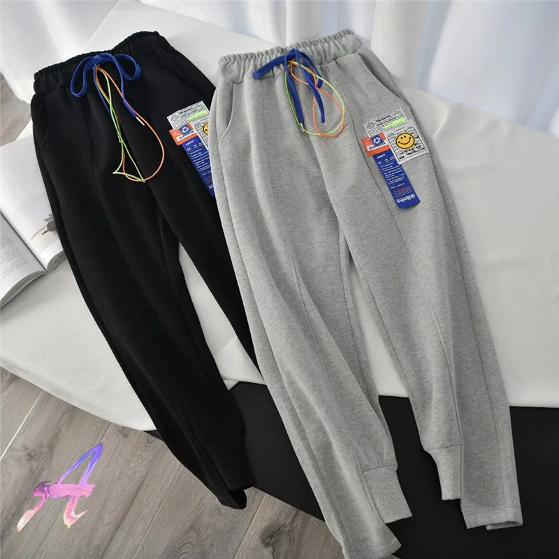 

ADER ERROR Pants Men Women Black Gray Adererror Masking Sweatpants High Quality Double Drawstring ADER Trousers Streetwear Men