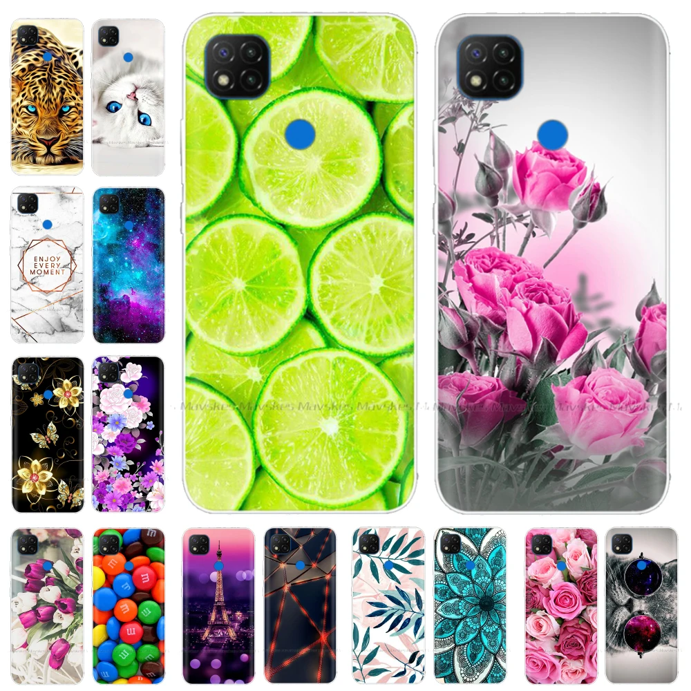 

For Redmi 9C NFC Case Soft Silicone TPU Cute Cartoon Back Cover Phone Case For Xiaomi Redmi 9C 9 C Redmi9C NFC Case Coque 6.53"