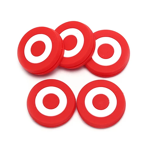 

1Pcs Racquet Shock Absorber Silicone Rubber Red target cute Tennis Racket Vibration