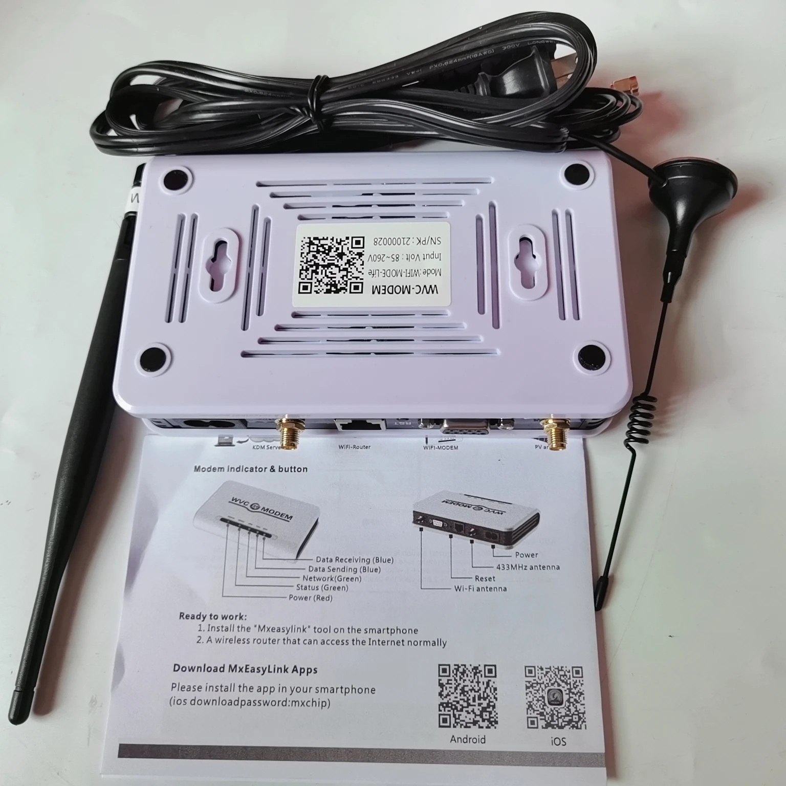 1600W 1400W MPPT Solar PV Grid Tie Micro Inverter WVC series INTELLIGENT Lot MONITORING SYSTEM Built-in WiFi Data Terminal |