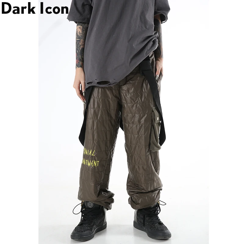 Комбинезон с хлопковой подкладкой Dark Icon зимние крутые брюки для мужчин и женщин