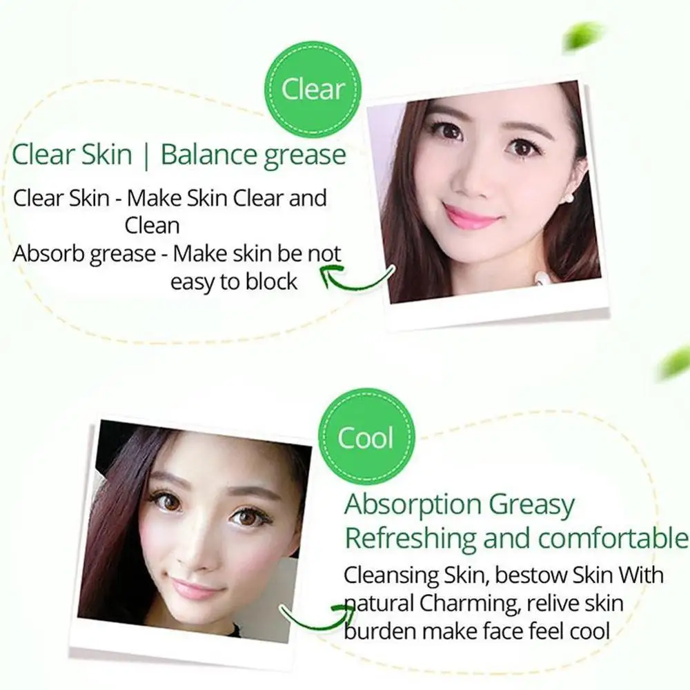 100 шт. принадлежности для макияжа поглощающая масло бумага контроль за маслом