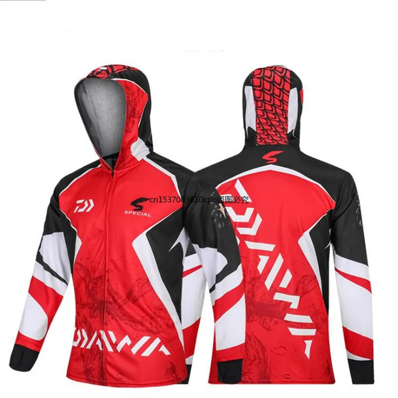 

Рубашка DAIWA, одежда для рыбалки, профессиональные рыболовные рубашки с длинным рукавом UPF 50, дышащая быстросохнущая одежда для рыбалки