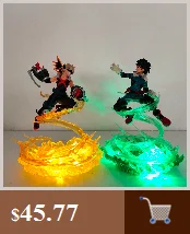 My Hero Academy Figure Todoroki Shoto Боевая сцена светодиодный светильник фигурка героя Boku No Hero Academy Shouto Todoroki ПВХ Модель игрушки
