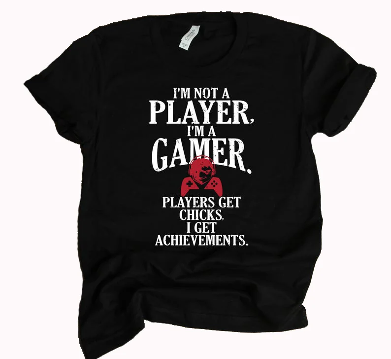 Я не геймер я футболка геймера смешной цитата игровая с гиком и нерди топ на